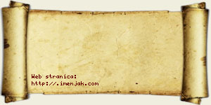 Tijana Trakilović vizit kartica